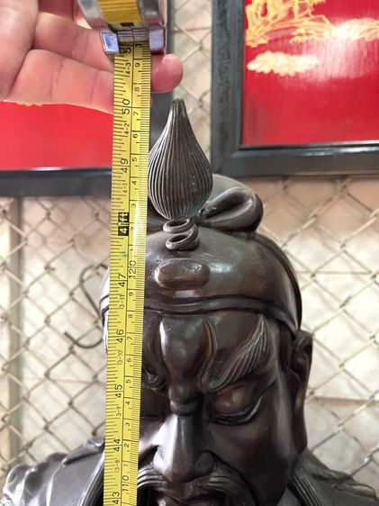 เทพเจ้า กวนอู ทองเหลือง องค์ใหญ่สะสม รูปที่ 14