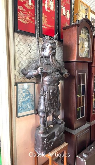 เทพเจ้า กวนอู ทองเหลือง องค์ใหญ่สะสม รูปที่ 2