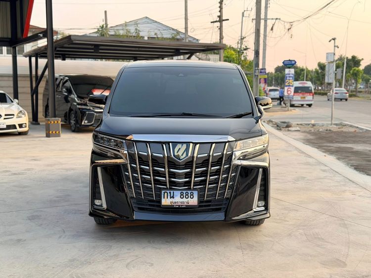Toyota Alphard 2021 2.5 S Type Gold Van ไฮบริด ไม่ติดแก๊ส เกียร์อัตโนมัติ ดำ รูปที่ 2