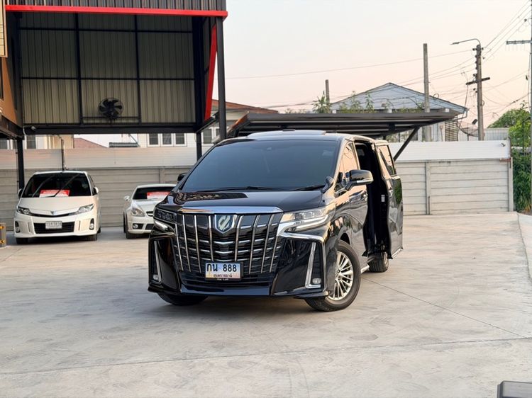 รถ Toyota Alphard 2.5 S Type Gold สี ดำ