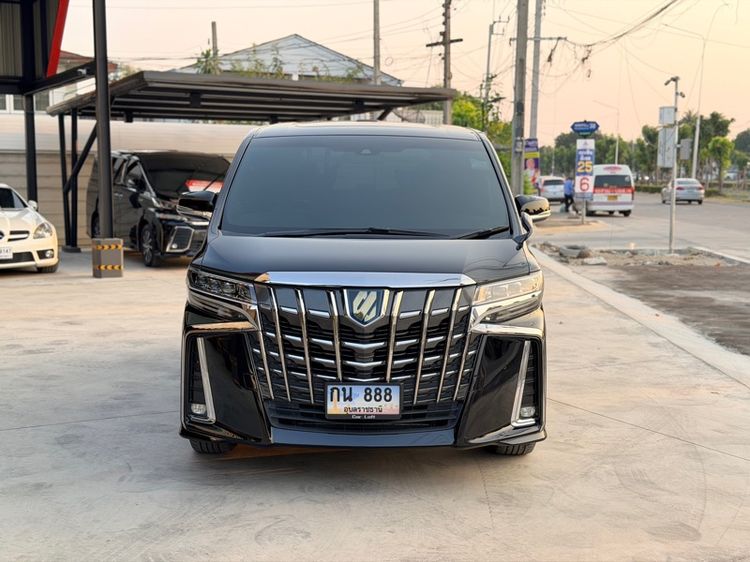 Toyota Alphard 2021 2.5 S Type Gold Van ไฮบริด ไม่ติดแก๊ส เกียร์อัตโนมัติ ดำ รูปที่ 3