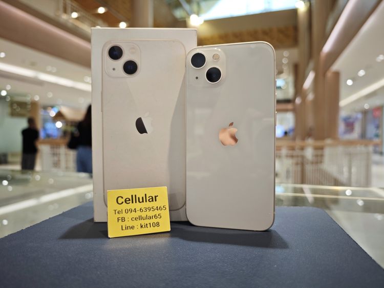 iPhone 13 128GB Batt100 ประกันศูนย์ไทย6เดือนกว่า ไร้รอย ครบกล่อง