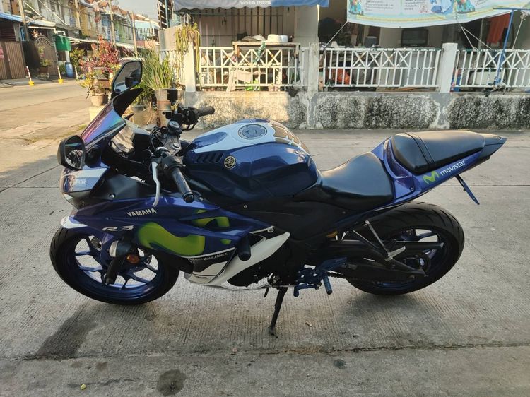 Yamaha รุ่นอื่นๆ 2015 🛵ยังไงก็ขาย R3 ปี 58 เครื่องดี สีสวย สตาร์ทมือ(2สูบ ท่อดัง) เล่มชุดโอนครบ+เปลี่ยนถ่ายน้ำมันเครื่องฟรี ส่งฟรี30 ก.ม