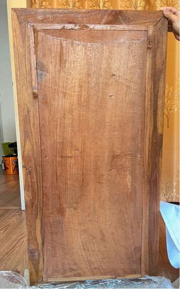 เจ้าแม่กวนอิมไม้สัก แกะสลักพร้อมเก้าอี้ไม้สัก รูปที่ 6