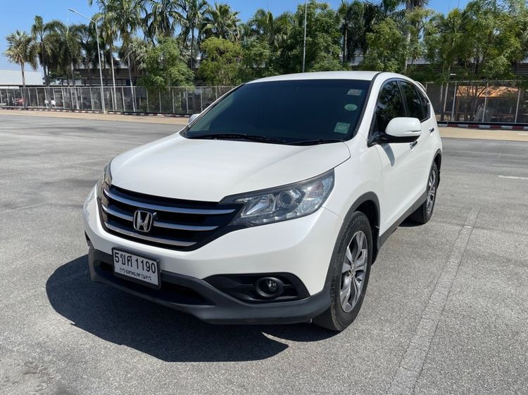 Honda CR-V 2013 2.4 EL 2WD Utility-car เบนซิน ไม่ติดแก๊ส เกียร์อัตโนมัติ ขาว รูปที่ 3
