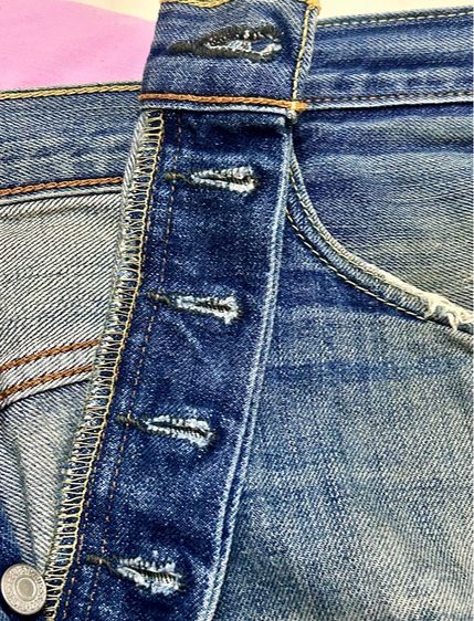 Levi’s 501 (Vintage) มือสอง ของแท้ ปี 2015 เอวใหญ่ (W38 L34) Made in China สภาพ วินเทจ รูปที่ 13