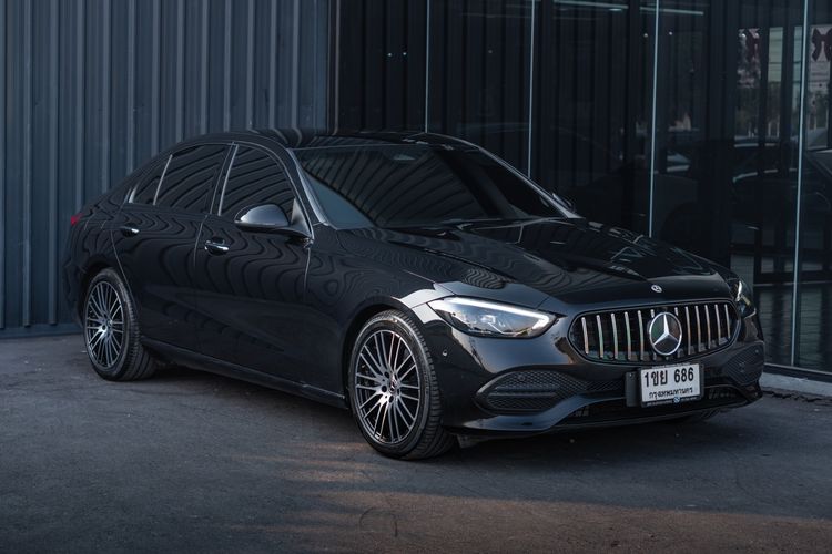 Mercedes-Benz C-Class 2023 C220 Sedan ดีเซล ไม่ติดแก๊ส เกียร์อัตโนมัติ ดำ รูปที่ 3