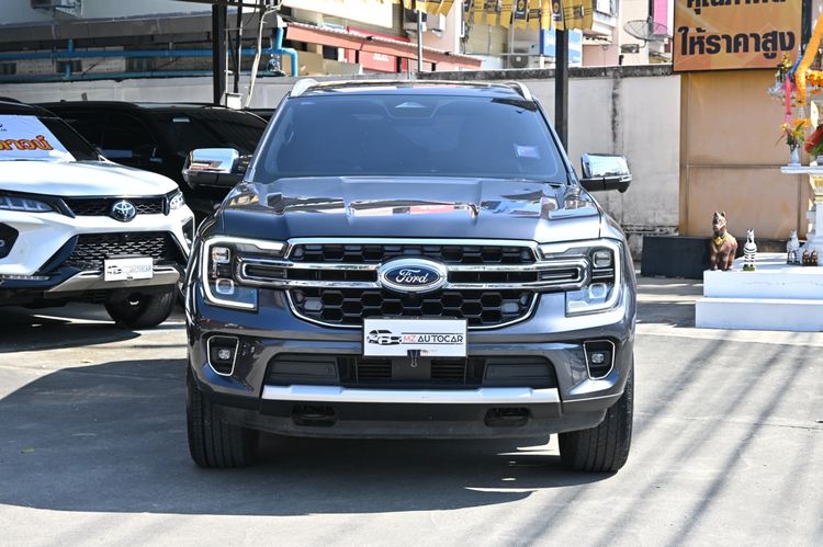 Ford Everest 2022 2.0 Titanium Plus 4WD Utility-car ดีเซล ไม่ติดแก๊ส เกียร์อัตโนมัติ เทา รูปที่ 2
