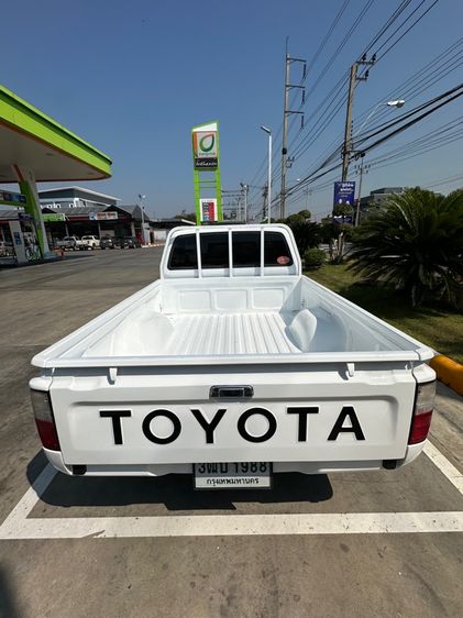 Toyota Hilux Mighty-X 1990 2.4 Pickup ดีเซล ไม่ติดแก๊ส เกียร์ธรรมดา ขาว รูปที่ 4