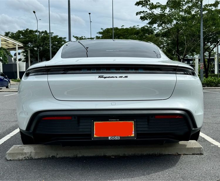 Porsche Taycan 2021 4S 4WD Sedan ไฟฟ้า ไม่ติดแก๊ส เกียร์อัตโนมัติ ขาว รูปที่ 3