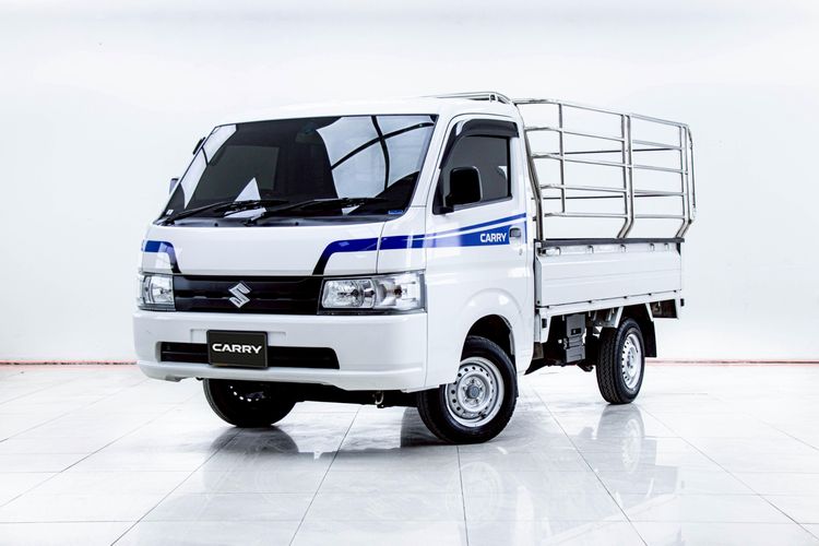 Suzuki Carry 2022 1.5 Pickup เบนซิน ไม่ติดแก๊ส เกียร์ธรรมดา ขาว รูปที่ 4