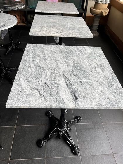 ช่วยเหลือนำ้ท่วมหาดใหญ่ ลดราคาใหใหญ่้ชาวหาดใหญ่ ขายถูกโต๊ะหินแกรนิตสีดำยังสวยขาเหล็กหล่อสูง 72 เซนต์ท็อปกว้าง 60 เซนต์ รูปที่ 4