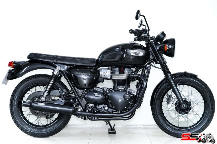 TRIUMPH BONNEVILLE T100 BLACK สีดำ ปี2018 ท่อ Vance hines สภาพสวย รูปที่ 15