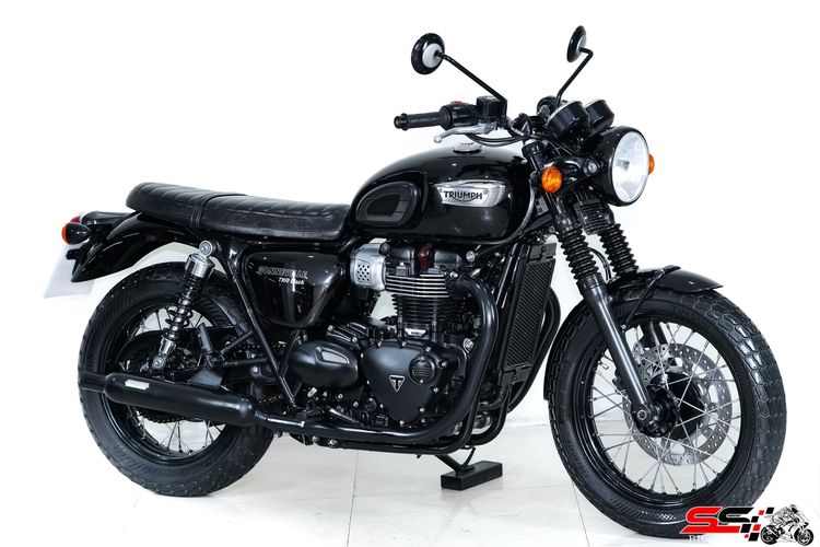 TRIUMPH BONNEVILLE T100 BLACK สีดำ ปี2018 ท่อ Vance hines สภาพสวย รูปที่ 18