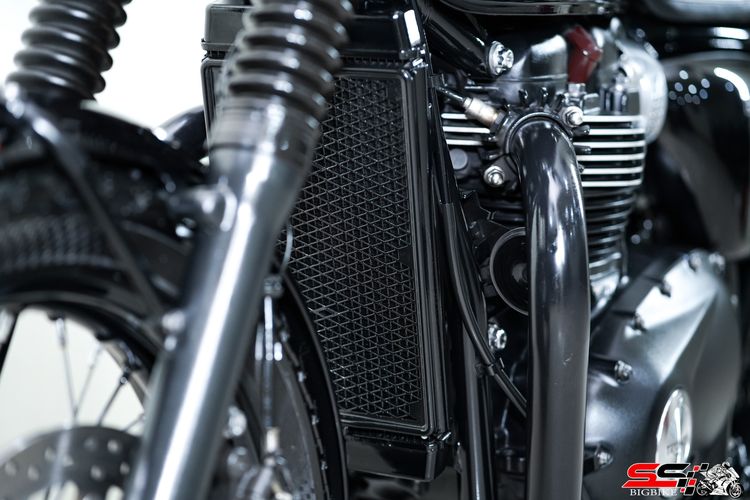 TRIUMPH BONNEVILLE T100 BLACK สีดำ ปี2018 ท่อ Vance hines สภาพสวย รูปที่ 9