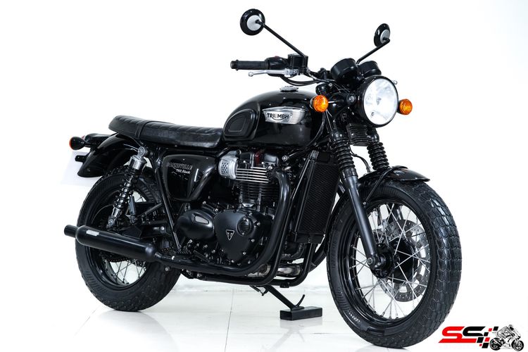 TRIUMPH BONNEVILLE T100 BLACK สีดำ ปี2018 ท่อ Vance hines สภาพสวย รูปที่ 10