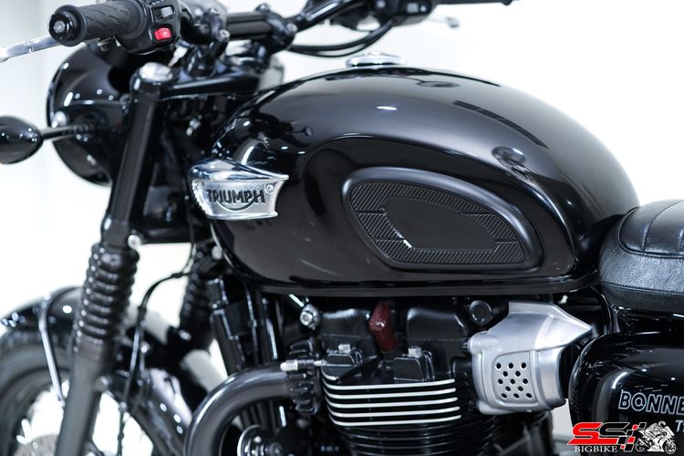 TRIUMPH BONNEVILLE T100 BLACK สีดำ ปี2018 ท่อ Vance hines สภาพสวย รูปที่ 14
