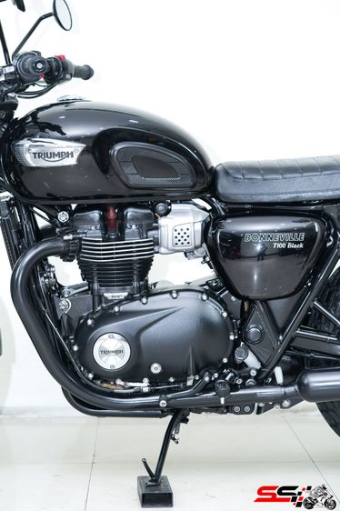 TRIUMPH BONNEVILLE T100 BLACK สีดำ ปี2018 ท่อ Vance hines สภาพสวย รูปที่ 17
