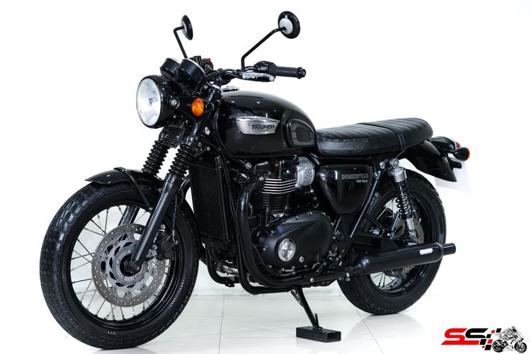 TRIUMPH BONNEVILLE T100 BLACK สีดำ ปี2018 ท่อ Vance hines สภาพสวย รูปที่ 13