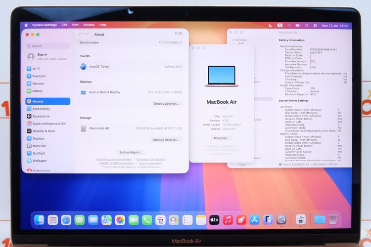 Macbook Air M1 13" 8.256GB - ID26010075 รูปที่ 4