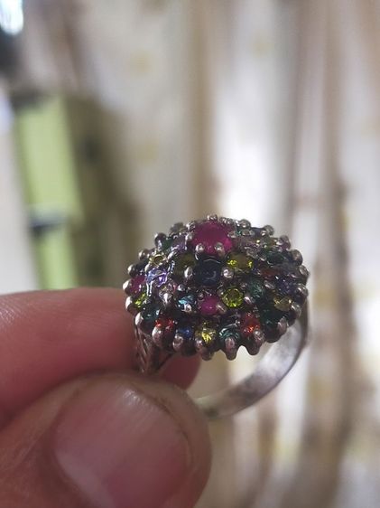 แหวนนพเก้าพลอยแท้ใช้เสริมดวงเพิ่มวาสนา รูปที่ 2