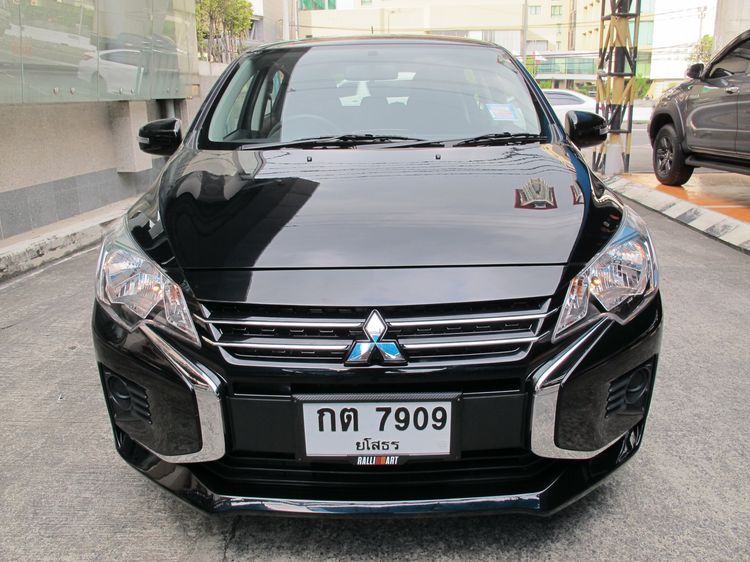 Mitsubishi Mirage 2024 1.2 ACTIVE Sedan เบนซิน ไม่ติดแก๊ส เกียร์อัตโนมัติ ดำ รูปที่ 3