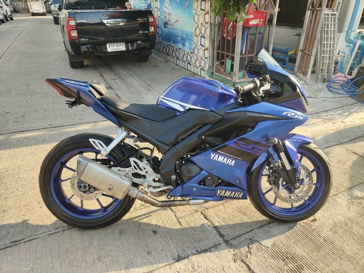 🛵ยังไงก็ขาย R15 ปี 61 เครื่องดี สีสวย ท่อดัง สตาร์ทมือ เล่มชุดโอนครบ+เปลี่ยนถ่ายน้ำมันเครื่องฟรี ส่งฟรี30 ก.ม รูปที่ 5