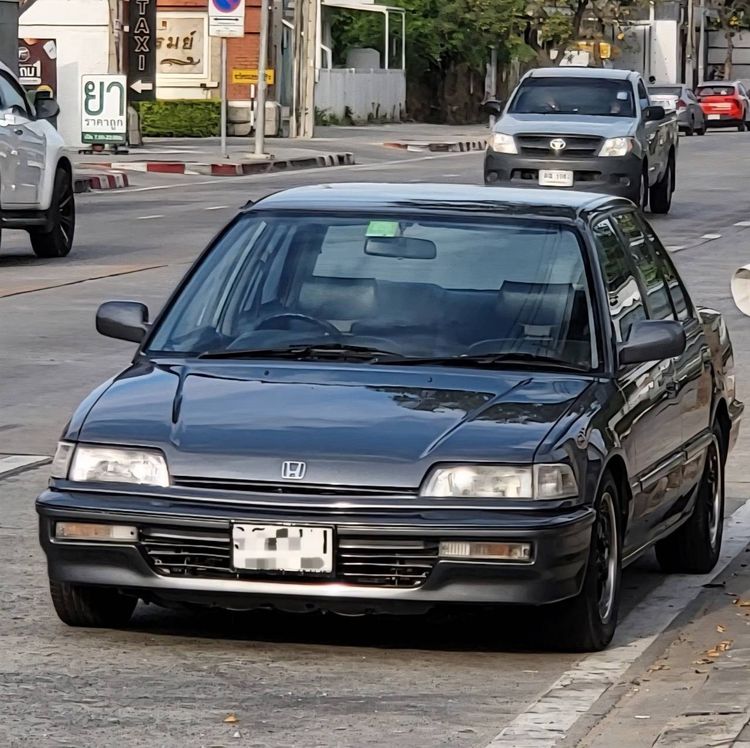 Honda Civic 1991 1.5 EX Sedan เบนซิน ไม่ติดแก๊ส เกียร์อัตโนมัติ เทา รูปที่ 3