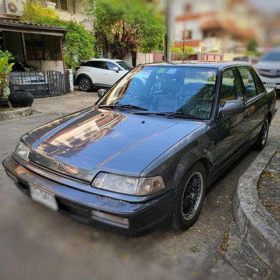 Honda Civic 1991 1.5 EX Sedan เบนซิน ไม่ติดแก๊ส เกียร์อัตโนมัติ เทา รูปที่ 2
