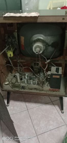 TV SHARP ตู้ไม้ retro  รูปที่ 9