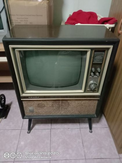 TV SHARP ตู้ไม้ retro  รูปที่ 10