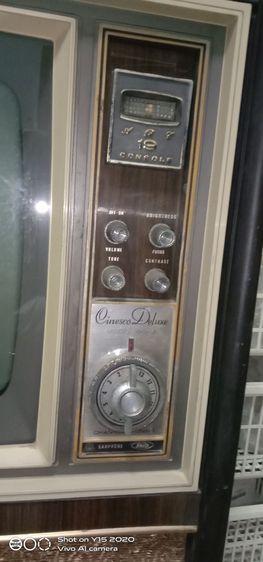 TV SHARP ตู้ไม้ retro  รูปที่ 2