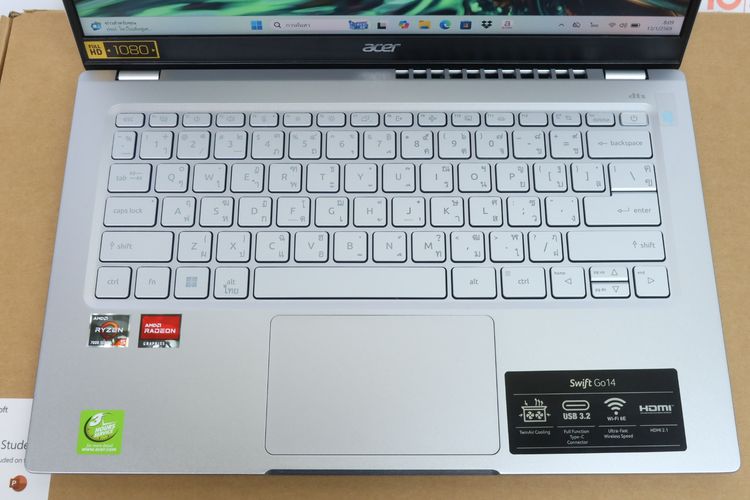 ACER SWIFT GO SFG14-41-R2QM Ryzen 5 7530U.RAM16GB.SSD512GB - ID26010085 รูปที่ 3
