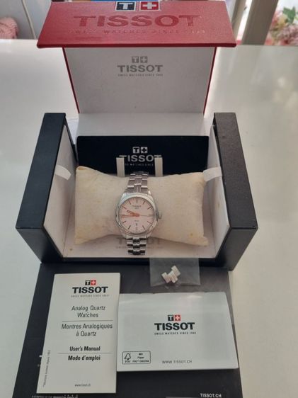 หลักเพชรสวิส(Swiss made) นาฬิกา tisso Lady PR 100 หลักเพชรแท้ ครบยกกล่อง ออกห้าง เกือบ 20,000 บาท ส่งต่อราคาเบาๆ 6,500 บาทครับ ได้นาฬิกาสวิสแท้ๆ รูปที่ 12