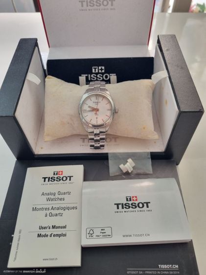 หลักเพชรสวิส(Swiss made) นาฬิกา tisso Lady PR 100 หลักเพชรแท้ ครบยกกล่อง ออกห้าง เกือบ 20,000 บาท ส่งต่อราคาเบาๆ 6,500 บาทครับ ได้นาฬิกาสวิสแท้ๆ รูปที่ 3