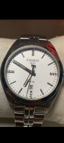 หลักเพชรสวิส(Swiss made) นาฬิกา tisso Lady PR 100 หลักเพชรแท้ ครบยกกล่อง ออกห้าง เกือบ 20,000 บาท ส่งต่อราคาเบาๆ 6,500 บาทครับ ได้นาฬิกาสวิสแท้ๆ รูปที่ 4