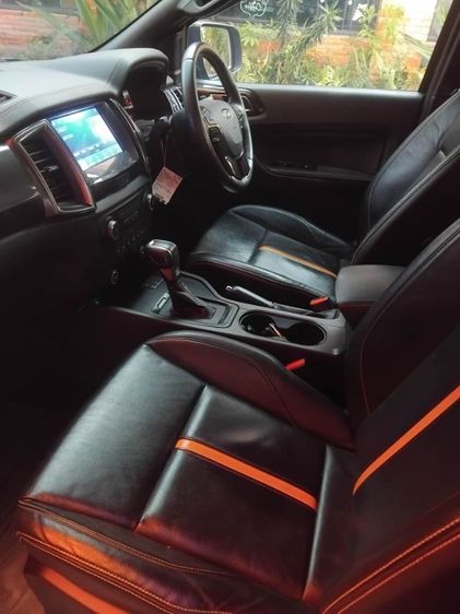 Ford Ranger 2022 2.0 Hi-Rider Wildtrak Pickup ดีเซล ไม่ติดแก๊ส เกียร์อัตโนมัติ ดำ รูปที่ 4