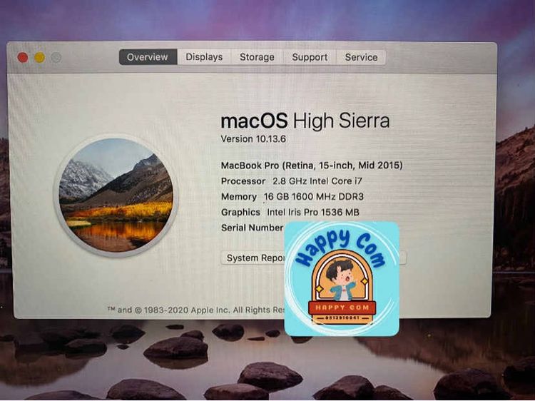 Macbook pro 15 2015 รูปที่ 3