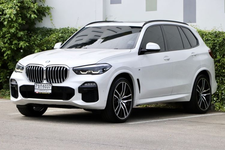 BMW X5 2019 3.0 xDrive30d M Sport 4WD Utility-car ดีเซล ไม่ติดแก๊ส เกียร์อัตโนมัติ ขาว รูปที่ 2