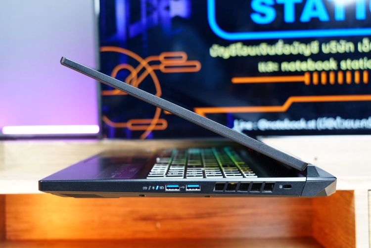 Acer Nitro 16 Ryzen7-7840HS RTX4050(6GB) Ram16 SSD512 จอ16 WUXGA 165Hz เกมมิ่งสเปคสูง คีย์บอร์ดไฟRGB เครื่องพร้อมใช้งาน  รูปที่ 6