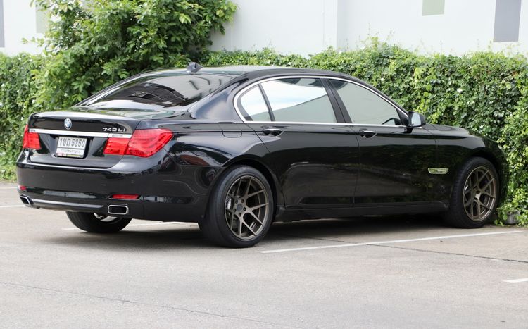 BMW Series 7 2010 740Li Sedan เบนซิน ไม่ติดแก๊ส เกียร์อัตโนมัติ ดำ รูปที่ 4