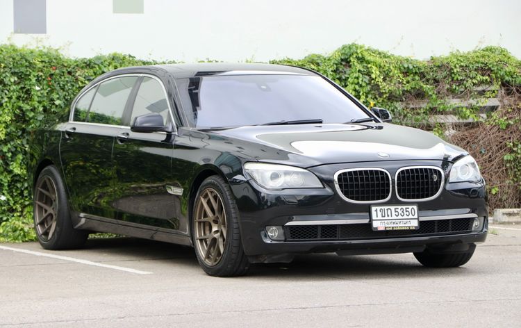 BMW Series 7 2010 740Li Sedan เบนซิน ไม่ติดแก๊ส เกียร์อัตโนมัติ ดำ รูปที่ 3