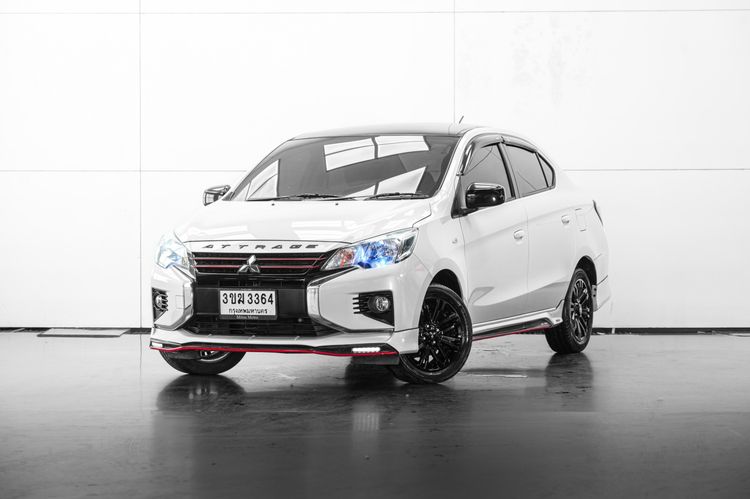Mitsubishi Attrage 2022 1.2 GLX Sedan เบนซิน ไม่ติดแก๊ส เกียร์อัตโนมัติ ขาว รูปที่ 2