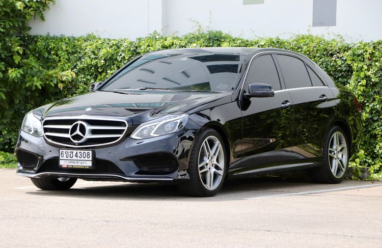 Mercedes-Benz E-Class 2015 E300 2.2 BlueTEC Hybrid AMG Dynamic Sedan ดีเซล ไม่ติดแก๊ส เกียร์อัตโนมัติ ดำ รูปที่ 2