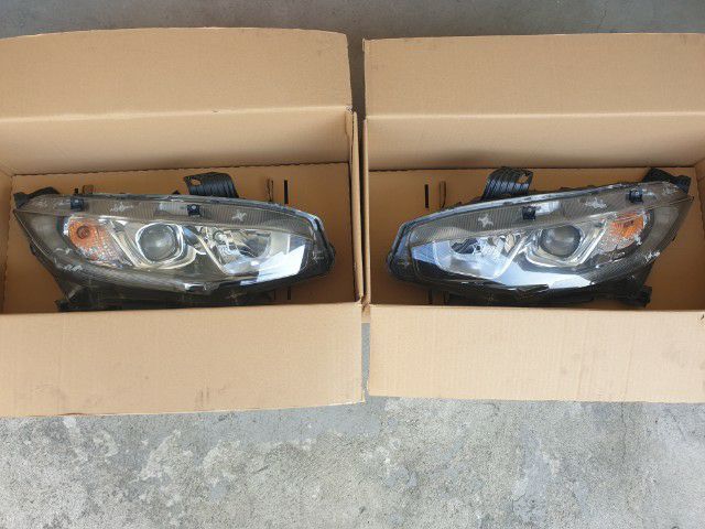 ไฟหน้า HONDA CIVIC FC 1.8 EL 2021 ข้างซ้าย-ขวา พร้อมกระจังหน้า