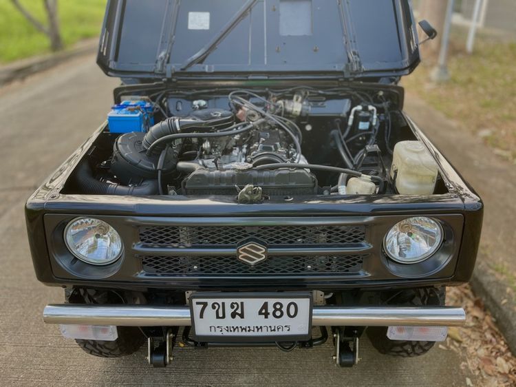 Suzuki Jimny 1985 1.3 4WD Utility-car เบนซิน ไม่ติดแก๊ส เกียร์ธรรมดา ดำ รูปที่ 3