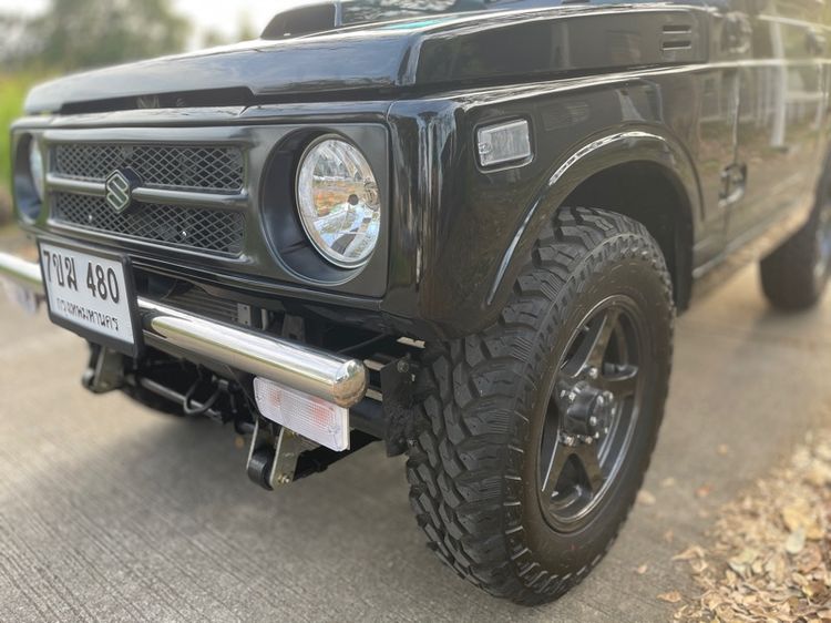 Suzuki Jimny 1985 1.3 4WD Utility-car เบนซิน ไม่ติดแก๊ส เกียร์ธรรมดา ดำ รูปที่ 4