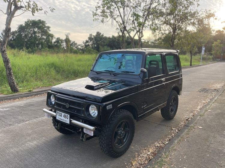 Suzuki Jimny 1985 1.3 4WD Utility-car เบนซิน ไม่ติดแก๊ส เกียร์ธรรมดา ดำ รูปที่ 2