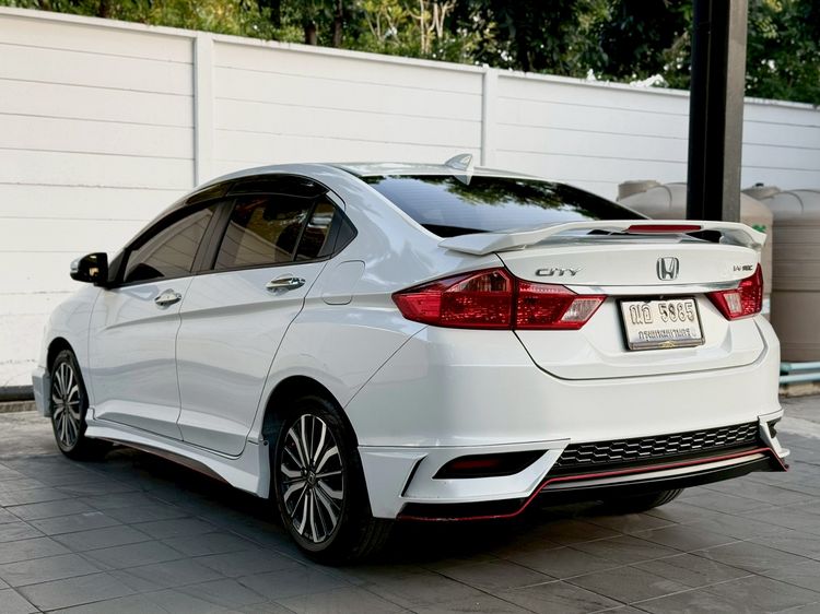 Honda City 2019 1.5 Sv i-VTEC Sedan เบนซิน ไม่ติดแก๊ส เกียร์อัตโนมัติ ขาว รูปที่ 4