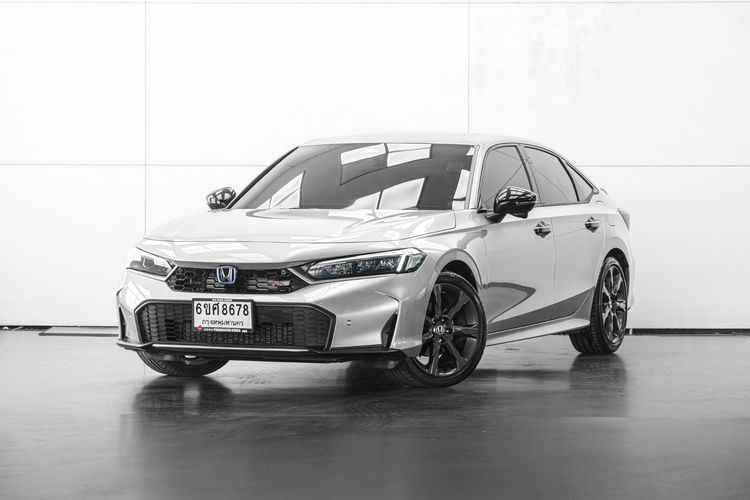 Honda Civic 2025 2.0 eHEV RS Sedan ไฮบริด ไม่ติดแก๊ส เกียร์อัตโนมัติ เทา รูปที่ 2